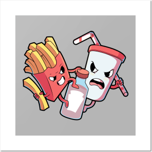 Fast Food Fight Posters and Art